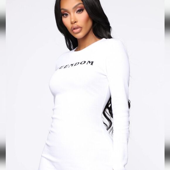 Fashion Nova Queendom L/S Bodycon Mini Dress - Picture 2 of 7
